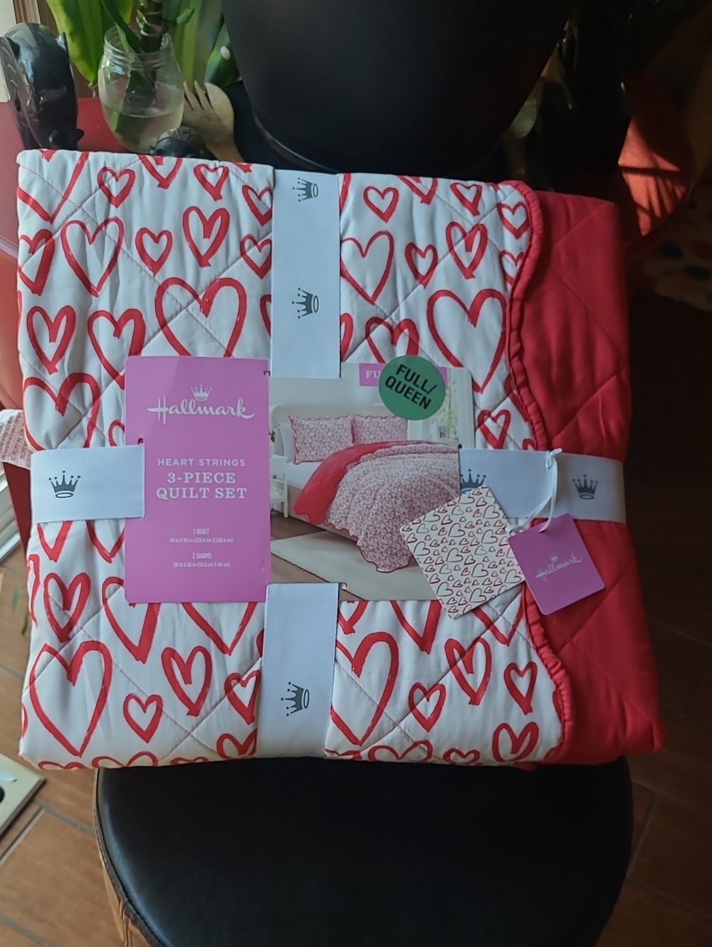 Hallmark Heart Strings Quilt Set - Full/Queen Style